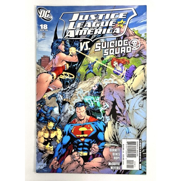 Justice League of America vs Suicide Squad #18 DC Comics 2008 - Picture 1 of 10